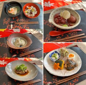 2023年9月〜10月 西宮 料理教室 ゆう庵 和食 洋食 中華 男子料理教室